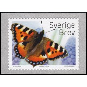 Suecia Sweden 3143 2017 Fauna Insectos Mariposa Autoadhesivo