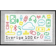 Suecia Sweden 3172 2017 Innovaciones digitales Autoadhesivo