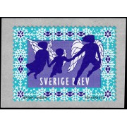 Suecia Sweden 3173 2017 Ángeles de navidad Autoadhesivo