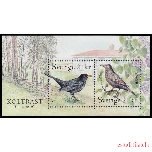 Suecia Sweden F3263 2019 Fauna Aves nacionales MNH