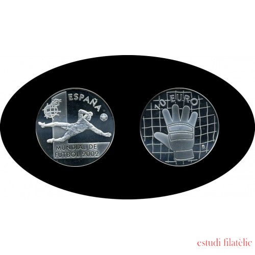 España Spain 2002 10€ FIFA World Cup  Plata Ag