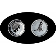 Australia 1 OZ onza 2006 Año del perro Year of the dog 1$ Plata Ag