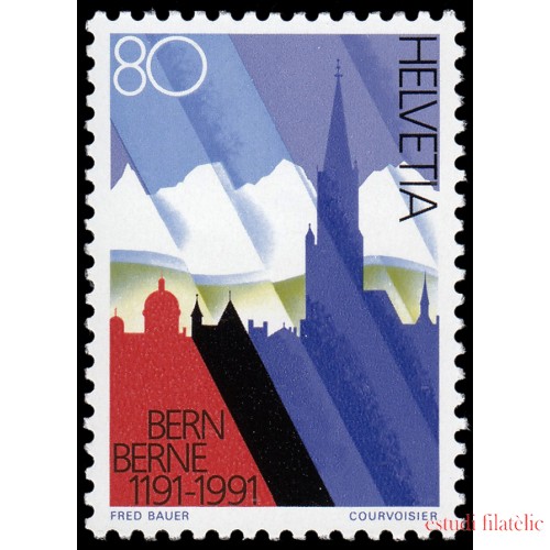 Suiza Switzerland 1366 1991 800 aniv. de Berna MNH