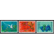 Suiza Switzerland 1395/97 1992 Aniversarios MNH