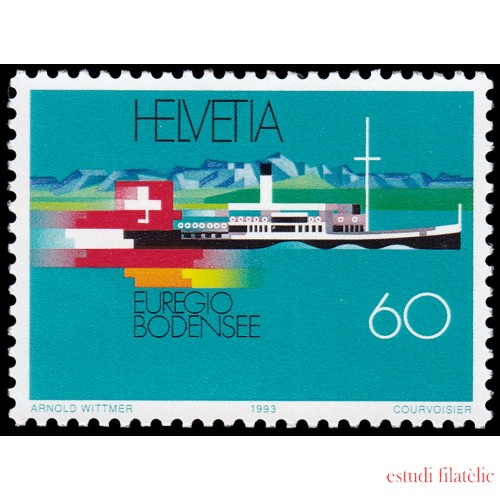 Suiza Switzerland 1427 1993 Euregio Bodensee Emisión conjunta Austria-Suiza MNH