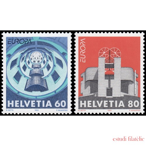 Suiza Switzerland 1428/29 1993 Europa Arte contemporaneo MNH