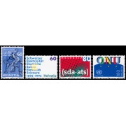 Suiza Switzerland 1468/71 1995 Aniversarios diversos MNH