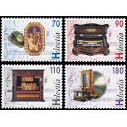 Suiza Switzerland 1513/16 1996 Cajas de música MNH