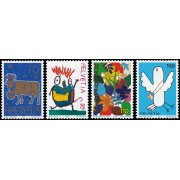 Suiza Switzerland 1521/24 1996 Concurso de diseño MNH