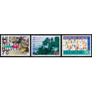 Suiza Switzerland 1574/76 1998 Aniversarios diversos MNH