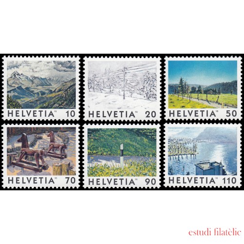 Suiza Switzerland 1568/73 1998 Vistas de Suiza MNH