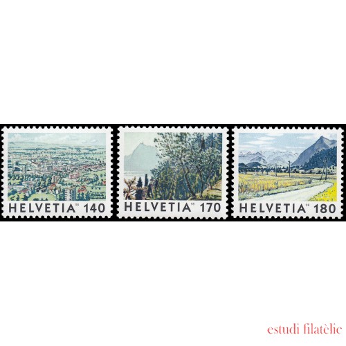 Suiza Switzerland 1583/85 1998 Vistas de Suiza MNH