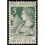 Suiza Switzerland 137 1913 Pro juventud MNH