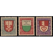 Suiza Switzerland 173/75 1919 Pro Juventud MNH