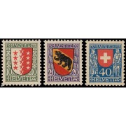 Suiza Switzerland 185/87 1921 Pro Juventud MNH