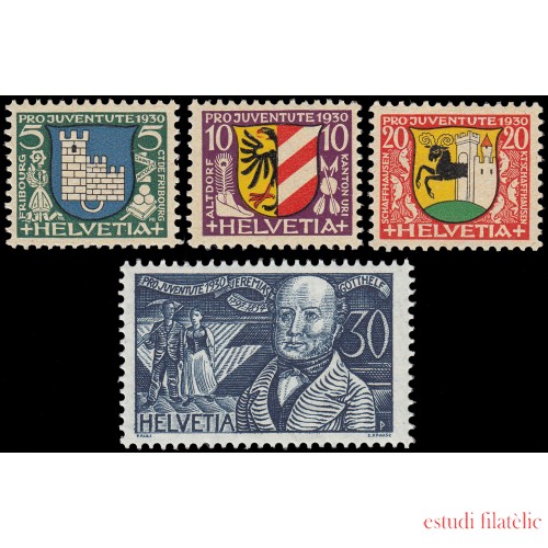 Suiza Switzerland 246/49 1930 Pro juventud MNH