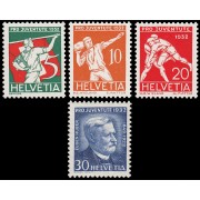 Suiza Switzerland 263/66 1932 Pro Juventud Eugene Huber MNH