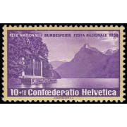 Suiza Switzerland 311 1938 Pro patria Capilla de Tell MNH