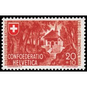 Suiza Switzerland 369a 1941 Pro patria 650 Aniversario de la Confederación MNH