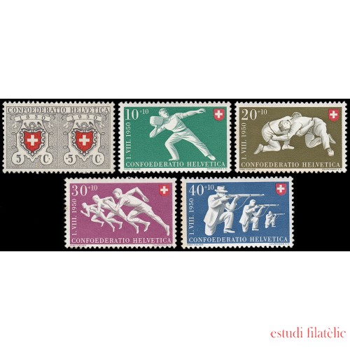 Suiza Switzerland 497/01 1950 Pro patria MH