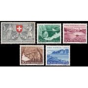 Suiza Switzerland 531/35 1953 Pro patria MH