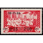 Marruecos Morocco 161 1936 Paisaje MNH 