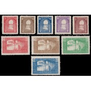 Marruecos Morocco  Telégrafos T- 42/50 1938 Vistas MNH