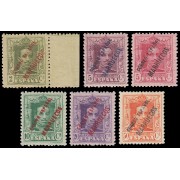 Tánger 17/22 1923-1930 Alfonso XIII MNH