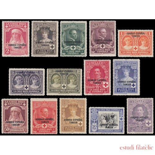 Tanger 23/36 1926 Pro Cruz Roja Española Red Cross MNH