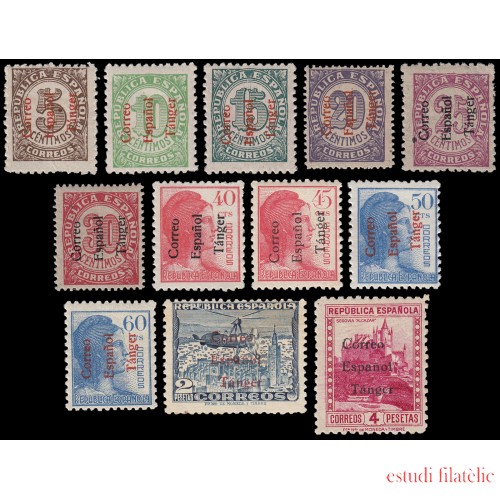 Tanger 96/07 1938 Sellos de España habilitados MNH