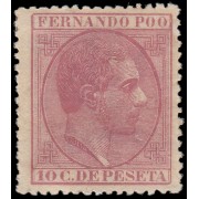 Fernando Poo 3 1879  Alfonso XII MH