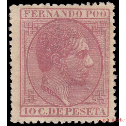 Fernando Poo 3 1879  Alfonso XII MH