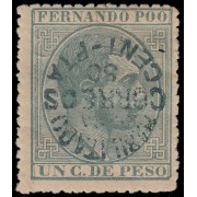 Fernando Poo 9hi 1884/94  Alfonso XIII MH