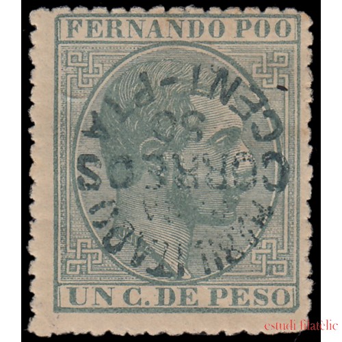 Fernando Poo 9hi 1884/94  Alfonso XIII MH