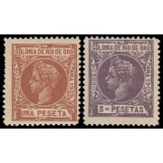 Guinea Española 37 y 39 1905 Alfonso XIII MH