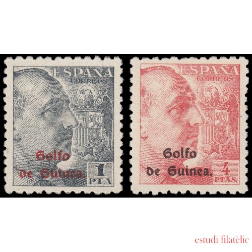 Guinea Española 269/70 1942 Franco MNH 