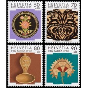 Suiza Switzerland 1399/02 1992 Pro patria  700 Años de arte y cultura MNH