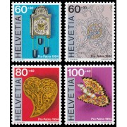 Suiza Switzerland 1455/58 1994 Pro patria Arte popular MNH