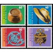 Suiza Switzerland 1476/79 1995 Pro patria Arte popular MNH