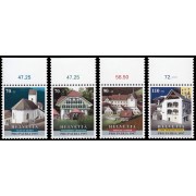 Suiza Switzerland 1539/42 1997 Pro patria Bienes culturales y paisajes MNH