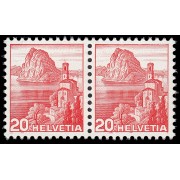 Suiza Switzerland 312 SH procedente de HB 4 1938 Exposición Filatélica Nacional de Aarau MNH