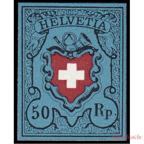 Suiza Switzerland SH procedente de hojita HB 21 1971 Exposición Filatélica Nacional MNH