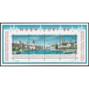 Suiza Switzerland HB 24 1984 Exposición Filatélica Nacional Naba-Zurich MNH