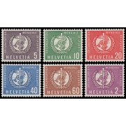 Suiza Switzerland Servicios 387/92 1957 Organización Mundial de la Salud OMS/WHO MNH