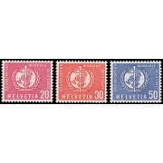 Suiza Switzerland Servicios 420/22 1960 Organización Mundial de la Salud OMS/WHO MNH