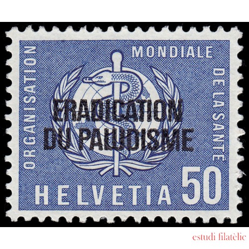 Suiza Switzerland Servicios 429 1962 Organización Mundial de la Salud OMS Luchar contra la malaria MNH