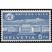 Suiza Switzerland Servicios 410 1960 15 aniv. Naciones Unidaas MNH