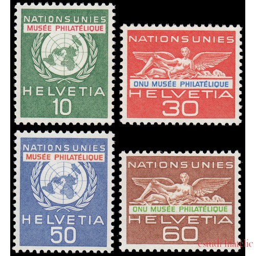 Suiza Switzerland Servicios 430/33 1962 ONU/UNO Oficina Europea de las Naciones Unidas MNH