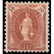 Suiza Switzerland  95 1905-06 Helvetia de pie MH