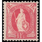 Suiza Switzerland  98 1905-06 Helvetia de pie MH